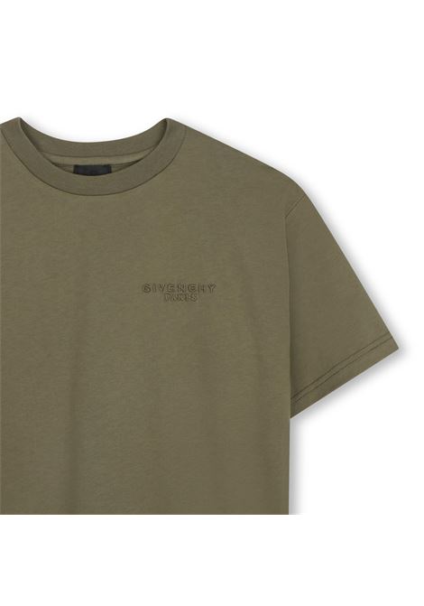 T-shirt con logo GIVENCHY KIDS | H31344653
